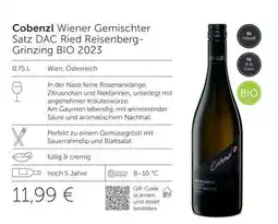 Interspar COBENZL Wiener Gemischter Satz DAC Ried Reisenberg-Grinzing BIO 2023 Angebot