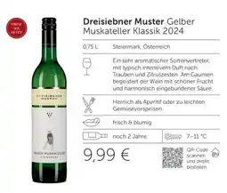 Interspar Dreisiebner Muster Gelber Muskateller Klassik 2024 Angebot