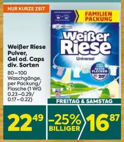 Billa Weißer Riese Pulver, Gel od. Caps div. Sorten Angebot