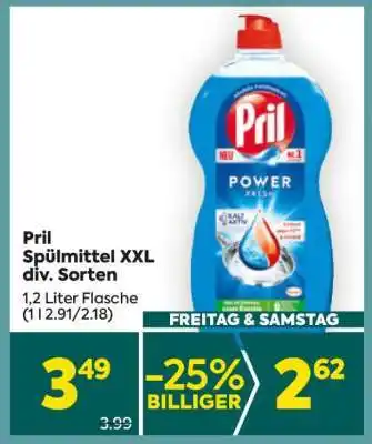 Billa Pril Spülmittel XXL div. Sorten Angebot