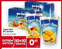 Billa Capri-Sun div. Sorten Angebot