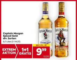 Billa Captain Morgan Spiced Gold div. Sorten Angebot
