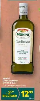 Billa Monini Gran Fruttato Olivenöl E.V Angebot