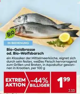 Billa Bio-Goldbrasse od. Bio-Wolfsbarsch Angebot