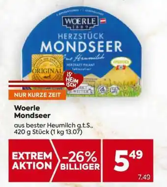 Billa Woerle Mondseer Angebot