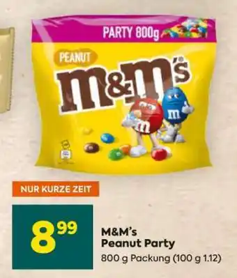 Billa M&M’s Peanut Party Angebot