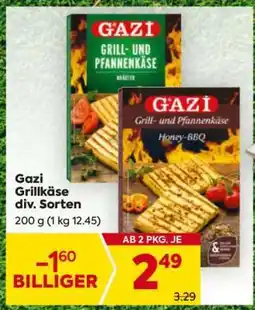 Billa Gazi Grillkäse div. Sorten Angebot