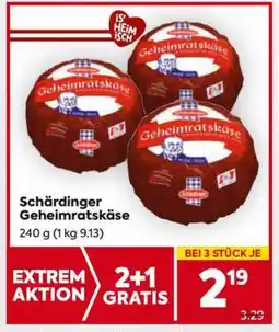 Billa Schärdinger Geheiratkäse Angebot