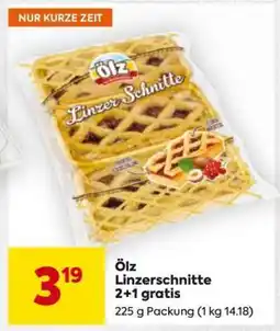 Billa Ölz Linzerschnitte 2+1 gratis Angebot