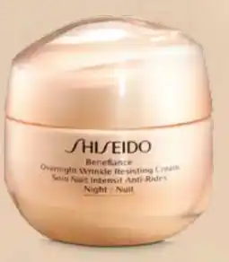 Müller Shiseido Benefiance Overnight Wrinkle Resisting Cream Angebot