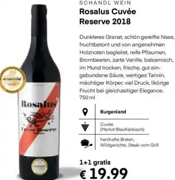 MPreis Rosalus Cuvée Reserve 2018 Angebot