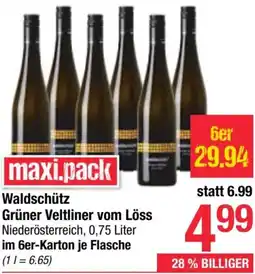 Maximarkt Waldschütz Grüner Veltliner vom Löss Angebot