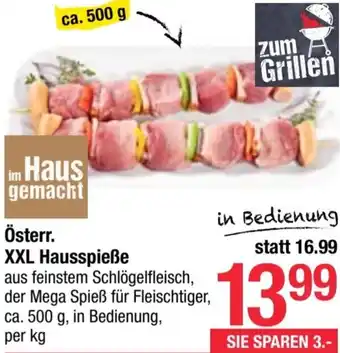 Maximarkt Österr Hausspieße Angebot