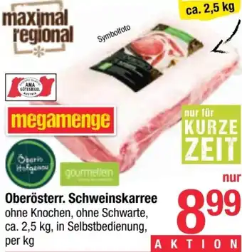 Maximarkt Oberösterr. Schweinskarree Angebot