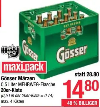 Maximarkt Gösser Märzen Angebot