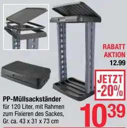 Maximarkt PP-Müllsackständer Angebot
