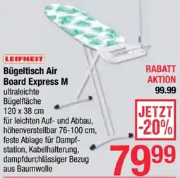 Maximarkt LEIFHEIT Bügeltisch Air Board Express M Angebot