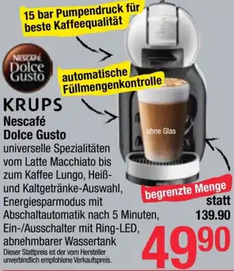 Maximarkt KRUPS Nescafé Dolce Gusto Angebot