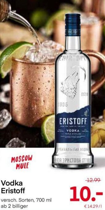 MPreis Vodka Eristoff 700ml Angebot