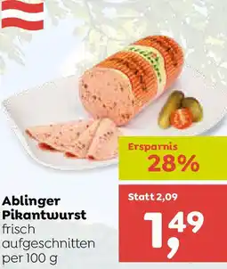 ADEG Ablinger Pikantwurst Angebot