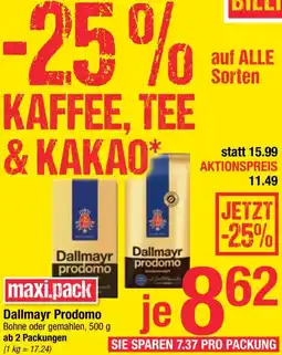Maximarkt Dallmayr Prodomo Angebot