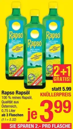 Maximarkt Rapso Rapsöl Angebot