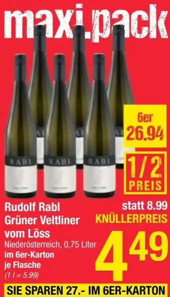 Maximarkt Rudolf Rabl Grüner Veltliner vom Löss Angebot