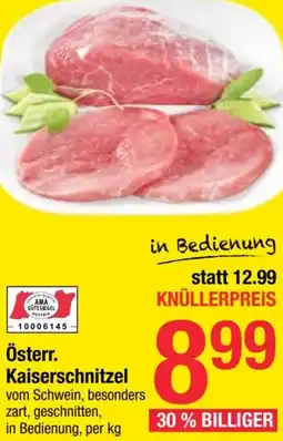 Maximarkt Kaiserschnitzel Angebot