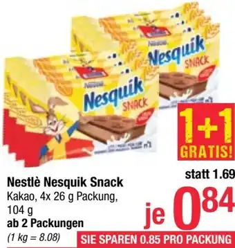 Maximarkt Nestlé Nesquik Snack Kakao Angebot