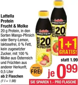 Maximarkt Lattella Protein Frucht & Molke Angebot