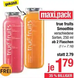Maximarkt true fruits Smoothie Angebot
