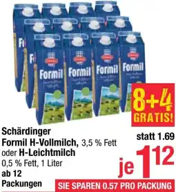 Maximarkt Schärdinger Formil H-Vollmilch oder H-Leichtmilch Angebot