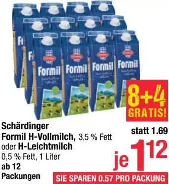 Maximarkt Schärdinger Formil H-Vollmilch oder H-Leichtmilch Angebot