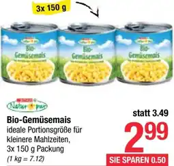 Maximarkt Bio- Gemüsemais Angebot