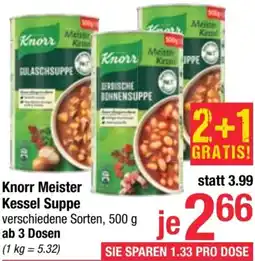 Maximarkt Knorr Meister Kessel Suppe Angebot