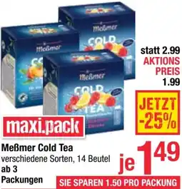 Maximarkt Meẞmer Cold Tea Angebot