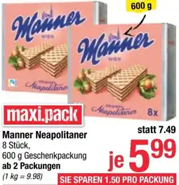 Maximarkt Manner Neapolitaner Angebot