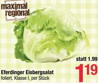 Maximarkt Eferdinger Eisbergsalat Angebot