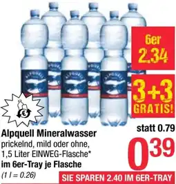 Maximarkt Alpquell Mineralwasser Angebot