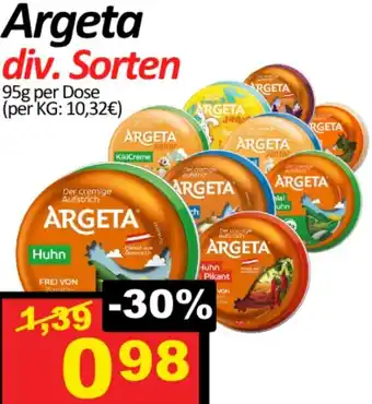 Wurstico Argeta Angebot