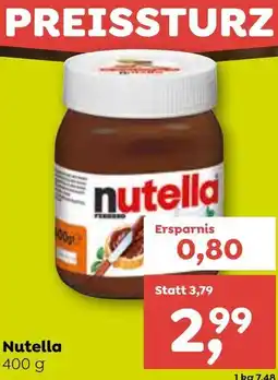 ADEG Nutella Angebot