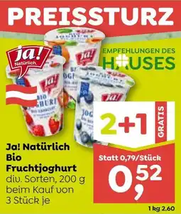 ADEG Ja! Natürlich Bio Fruchtjoghurt Angebot