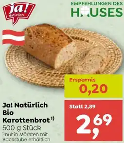 ADEG Ja! Natürlich Bio Karottenbrot Angebot