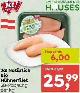 ADEG Ja! Natürlich Bio Hühnerfilet Angebot