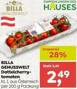 ADEG Billa genusswelt dattelcherry- tomaten Angebot