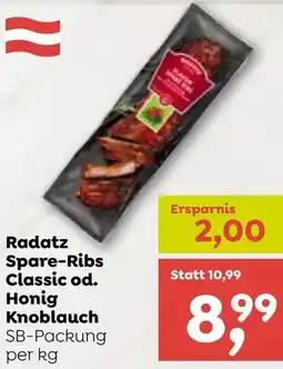ADEG Radatz Spare-Ribs Classic od. Honig Knoblauch Angebot