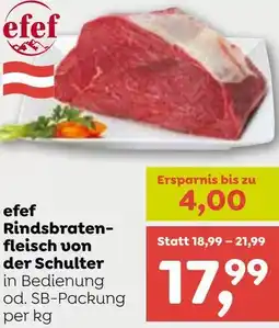 ADEG efef Rindsbraten- fleisch von der Schulter Angebot
