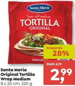 ADEG Santa Maria Original Tortilla Wrap Medium Angebot