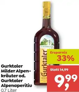 ADEG Gurktaler Milder Alpen- kräuter od. Gurktaler Alpenaperitiv Angebot