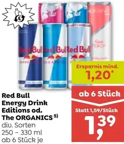 ADEG Red Bull Energy Drink Editions od. The ORGANICS Angebot